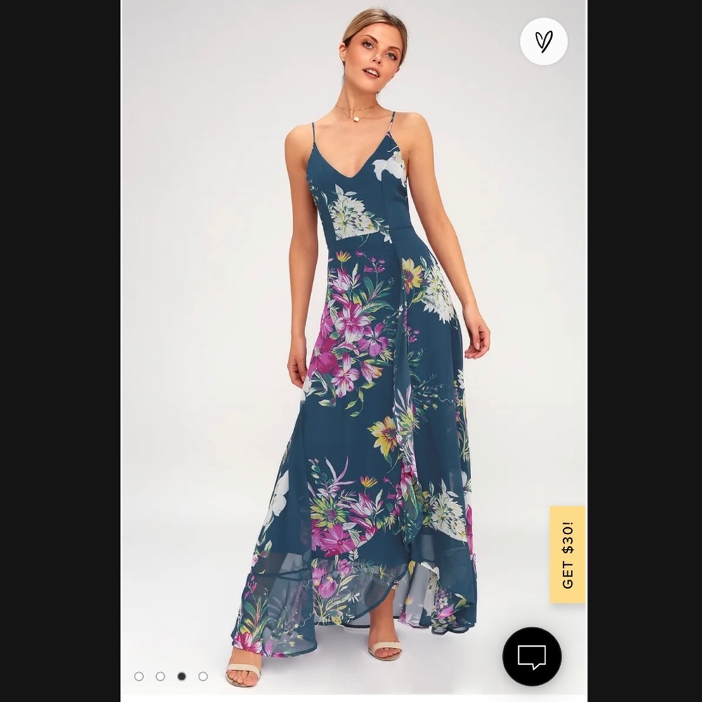 Lulus Floral Maxi Dress